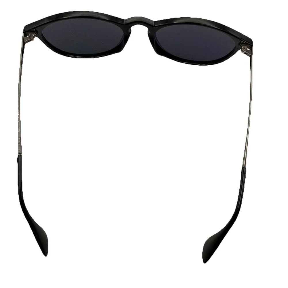 Sungait 1567 Sunglasses Black Mirror Round Lens 52-20-140 Excellent Condition